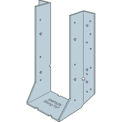 Simpson Strong-Tie HU412 HU Heavy Face-Mount Joist Hanger - for 4x12 Base, 14-Gauge Zinc Galvanized Steel, Versatile Joist Fit, Designed for Demanding Loads