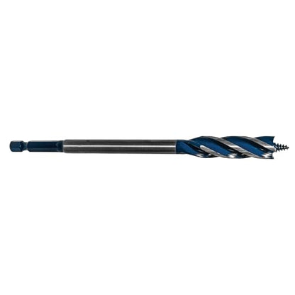 Century Drill & Tool 38632 Speed Cut Auger Bit, 1/2", Overall Length: 6" - size: 1/2 Inch x 6 Inch