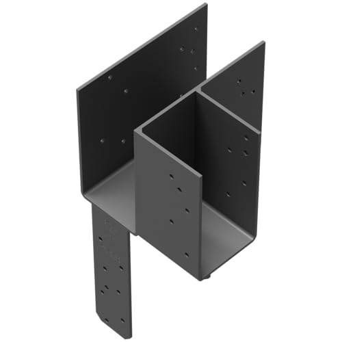 Simpson Strong-Tie ECCLLQ464SDS - ECCLLQ L-Shape End Column Cap for 4X Beams & 6X Post with SDS Screws, Skewed Left Framing Bracket for Structural Support in Home Improvement Projects