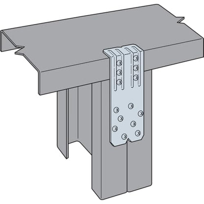 Simpson Strong-Tie DSPZ DSP 18-Gauge ZMAX Galvanized Double-Stud Plate Tie (Pack of 100)