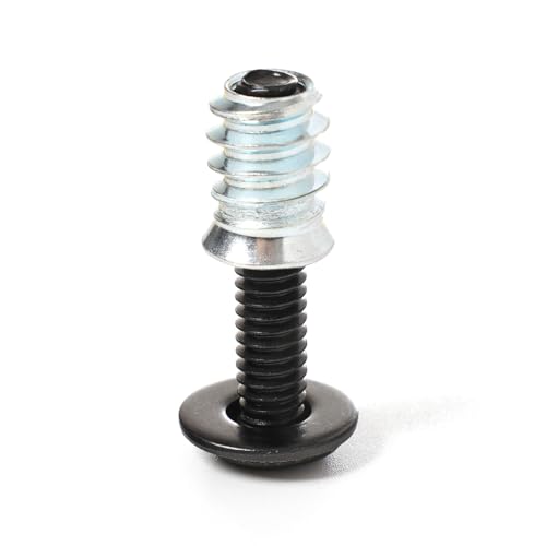 30 Sets 1/4-20 Threaded Inserts and Bolts Kit for Woodworking Wood Inserts and Bolts - size: 1" Bolts, style: 15mm Threaded Insert