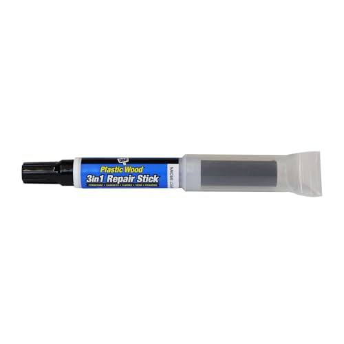 DAP Plastic Wood 3 in 1 Repair Stick, Perfect Brown (7079804090)