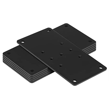 6 Pack 4x4 Wood Post Plate Connectors, Fence & Deck Mending Plates