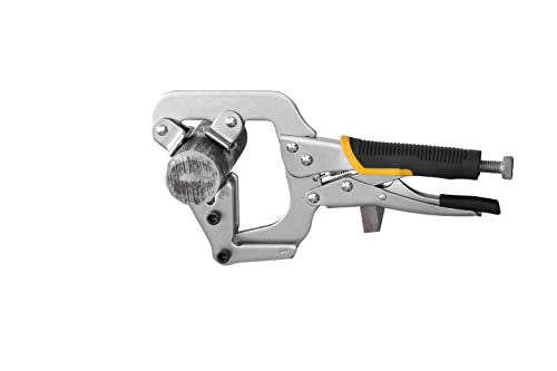 Xiao & Dao Pro Locking pipe clamp, 10 inch This clamp with swivel V shape pads for clamping pipe and tube to weld and repair,etc (2-pack) - color: 10-inch 2-pack