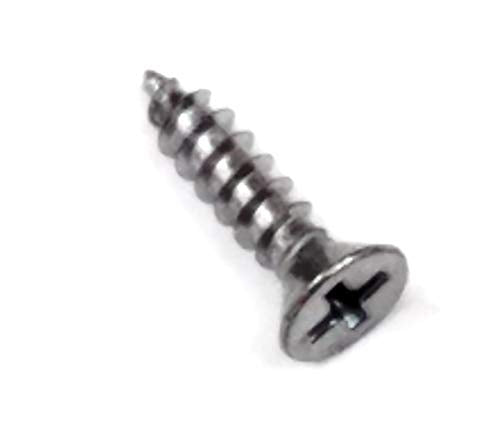 Hinge Outlet Wood Screws, Heavy-Duty Screws for Doors, Cabinets, Furniture & DIY Projects (Satin Chrome, 9 x 3/4 Inch, 24 Pack) - color: SATIN CHROME