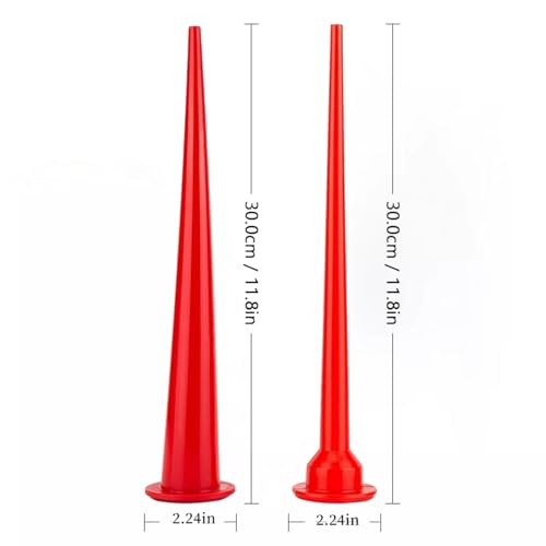 4PCS Reusable Extension Caulk Nozzle for Sausage Caulking Gun (Straight)