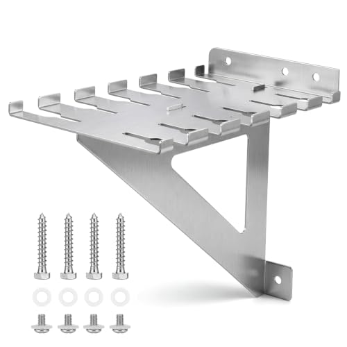 SiliFine Clamp Wall Rack Organizer Wall Mount Pipe Clamp Storage Holder