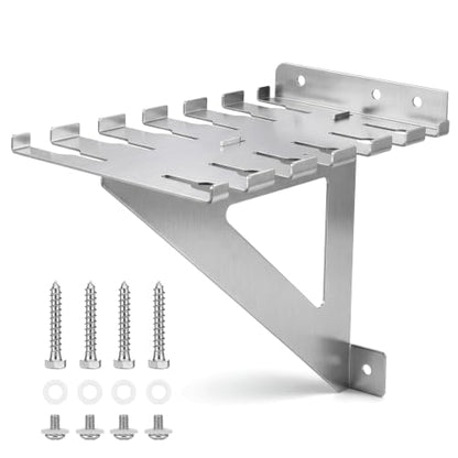 SiliFine Clamp Wall Rack Organizer Wall Mount Pipe Clamp Storage Holder