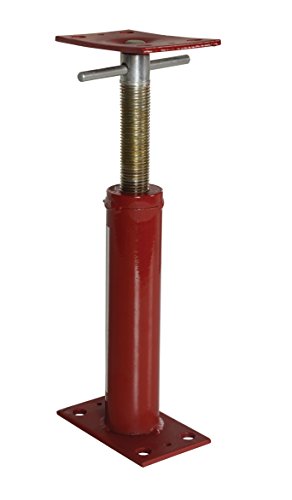 Vestil FJB-16 Basement Floor Jack 16 In. Maximum Height 9,738 Lb. Capacity Red