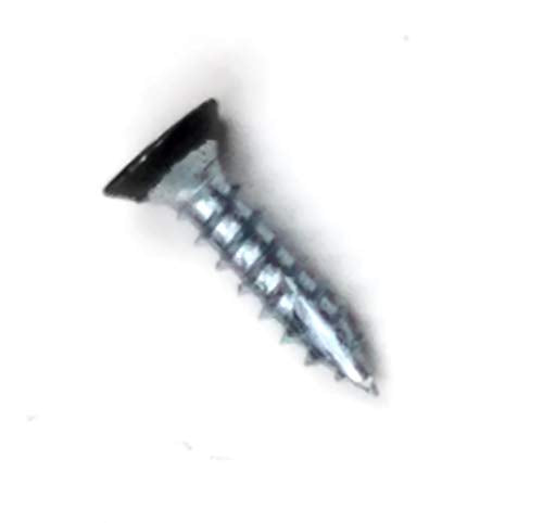 Hinge Outlet Flat Black Wood Screws for Hinges 9 x 1 Inch - Fly Cut for Self Drilling - 24 Pack - color: BLACK