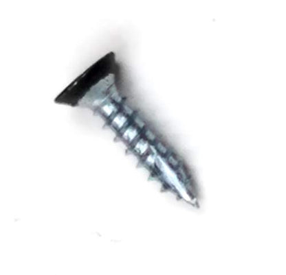 Hinge Outlet Flat Black Wood Screws for Hinges 9 x 1 Inch - Fly Cut for Self Drilling - 24 Pack - color: BLACK