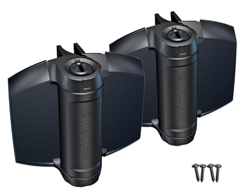 D&D TCHD1L2S3BTS TruClose Heavy Duty Gate Hinge Gates, Black, 2 pcs