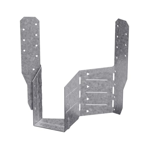 Simpson Strong-Tie THASL29-2 THASL Galvanized Adjustable Truss Hanger for Double 2x9, Skewed Left - size: 2 Pack