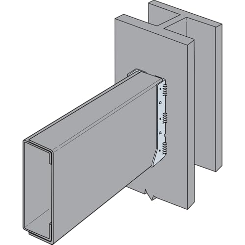 Simpson Strong-Tie HUC210-3Z HUC ZMAX Galvanized Face-Mount Concealed-Flange Joist Hanger for Triple 2x10