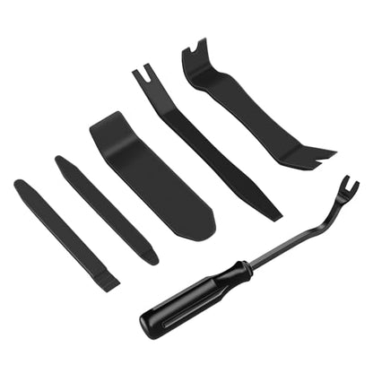 GOOACC 6PCS Auto Trim Removal Tool Kit No-Scratch - color: Black, size: 6PCS Trim Removal