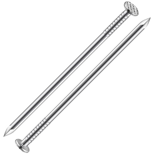 Wensilon (29 pcs)3-1/2 inch Stainless Steel 304 Nails, Hanging Nails, Wall Nails, Dowels, Long Nails - color: Ss, size: 3-1//2