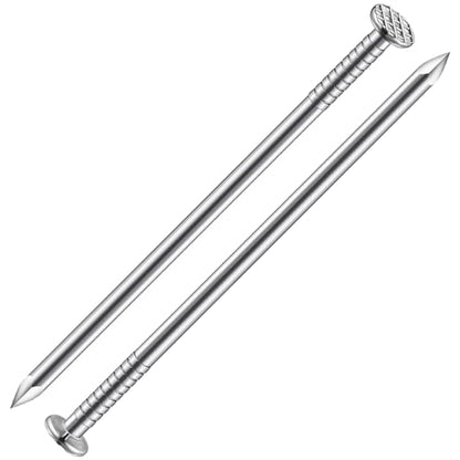 Wensilon (29 pcs)3-1/2 inch Stainless Steel 304 Nails, Hanging Nails, Wall Nails, Dowels, Long Nails - color: Ss, size: 3-1//2