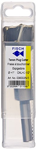 Plug Tenon Cutter Dowel Woodworking Drill Bit Multi-Edge Tool Steel, 1" - size: 1-Inch