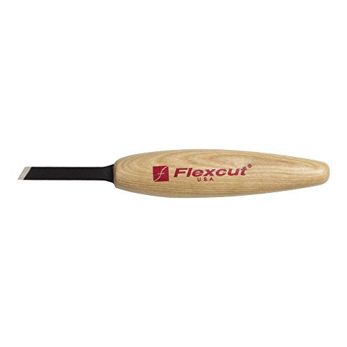 Flexcut Micro Skew, Razor Sharp High Carbon Cutting Blade, 1/4 Inch (MT18) - size: 6 mm Micro Skew