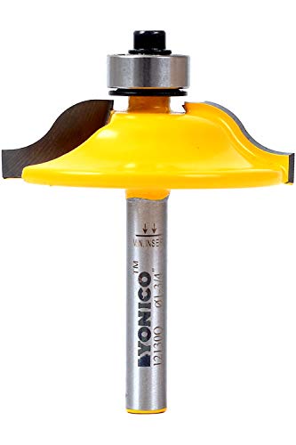 YONICO Raised Panel Cabinet Door Router Bits 1-3/4-Inch Diameter 1/4-Inch Shank 12130q - style: Ogee - 1-3/4" Diameter - 1/4" Shank