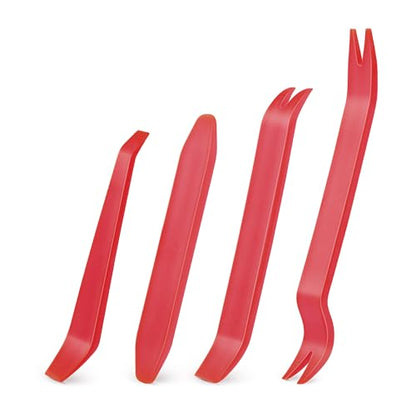 GOOACC Auto Trim Removal Tool Kit No-Scratch - color: 4PCS Trim Removal Tool Red