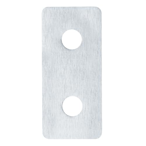12 Pcs 2 Hole 2020 Flat Joining Plates, for 2020 T-Slot Aluminum