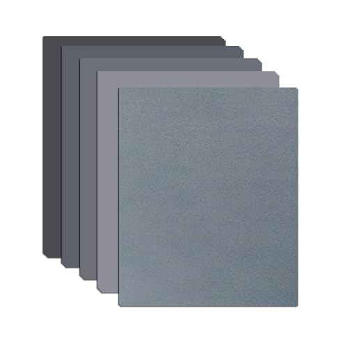 20 Pack Sandpaper Sheets 9 x 11 Inch, Sand Paper Assorted for Wet/Dry Wood Metal Sanding, Polishing (10grits Assorted) - size: 9x11inch assorted grit