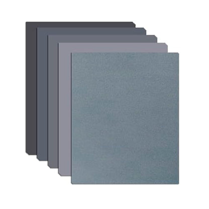 20 Pack Sandpaper Sheets 9 x 11 Inch, Sand Paper Assorted for Wet/Dry Wood Metal Sanding, Polishing (10grits Assorted) - size: 9x11inch assorted grit