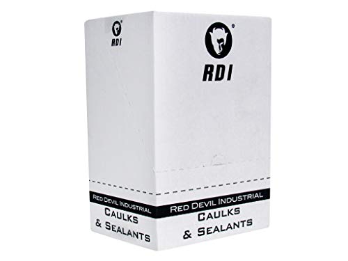 Red Devil 08465I12 RD Pro Construction Grade Siliconized Acrylic Sealant, 10.1 oz, Gray, 12- Pack - color: Gray, style: 12 Pack