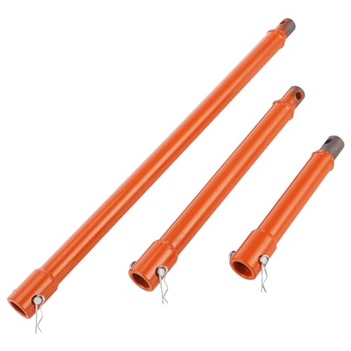 3 Pcs Auger Extension Drill Bit Set, 3/4" Shaft, 7.7/11.4/19.3" Lengths - color: 7.7/11.4/19.3 in, Standard Steel Set