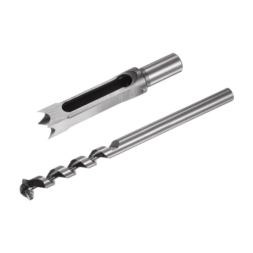 uxcell Square Hole Drill Bit, 3/4" High-Carbon Steel Hollow Chisel Mortise Power Tool for Woodworking - size: 3/4"