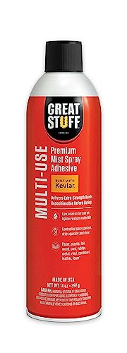 Great Stuff™ Multi-Use Mist Adhesive - 14 oz - Aerosol - size: 1-Pack (14 oz), style: Multi-Use