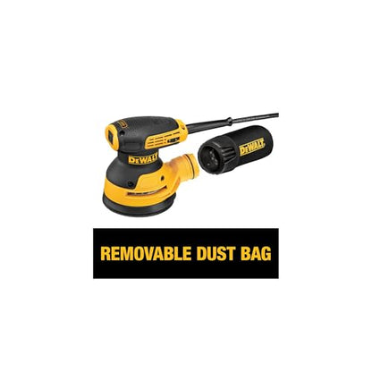 DEWALT Random Orbit Sander, Variable Speed, 5-Inch (DWE6423), Power Source Corded Electric