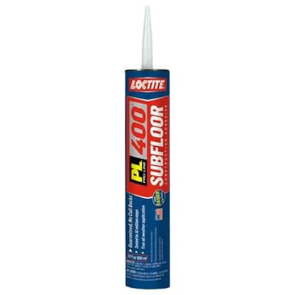 Loctite PL 400 Subfloor Adhesive Synthetic Rubber Subfloor Construction Adhesive 28 oz.