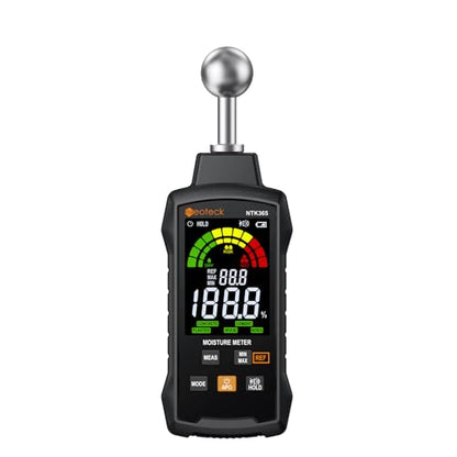 Neoteck Pinless Moisture Meter with REF Comparison, 5-40mm Depth Detector