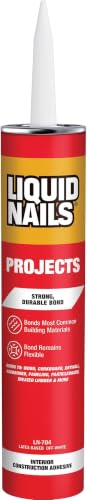 Liquid Nails 10 oz Interior Projects Latex Construction Adhesive Tan (Pack of 6) - size: 10 Ounce (Pack of 6)