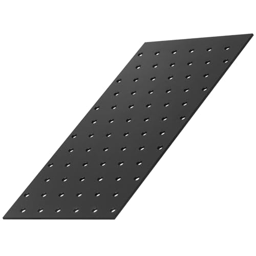 6 PCS Black Flat Tie Mending Plate Bracket for Wood, 10" x 5"