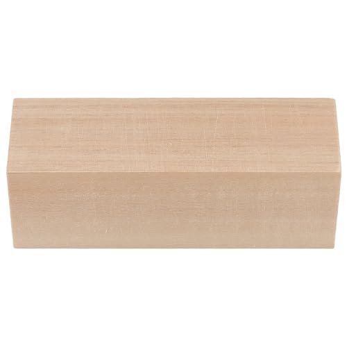 SINJEUN 20 PCS 6 x 2 x 2 Inch Basswood Carving Blocks, Natural Whittling Wood Blocks, Smooth Wooden Blocks for Carving