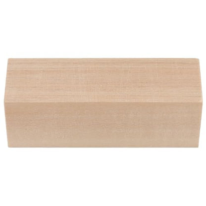 SINJEUN 20 PCS 6 x 2 x 2 Inch Basswood Carving Blocks, Natural Whittling Wood Blocks, Smooth Wooden Blocks for Carving