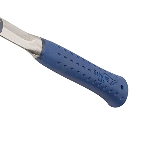 ESTWING Rock Pick, 22oz Pointed Tip, Long Handle, Blue Molded Grip, E3-23LP - size: 22 oz (Ounces) Long Handle