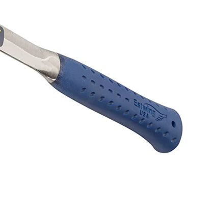ESTWING Rock Pick, 22oz Pointed Tip, Long Handle, Blue Molded Grip, E3-23LP - size: 22 oz (Ounces) Long Handle
