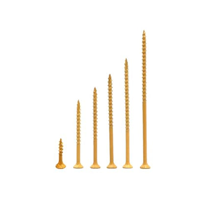 Deck Screws, Wood Screws #9 x 2-1/2 Inches, Rust Resistant Outdoor Decking Screws, Exterior Epoxy Coated Torx/Star Drive Head Screw for Fence, Roof Structure, T25 Star Bit Included, Tan - size: #9 x 2-1/2"