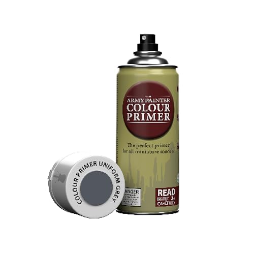 The Army Painter, Colour Primer Uniform Grey, 400 ml acrylic spray - color: Uniform Grey