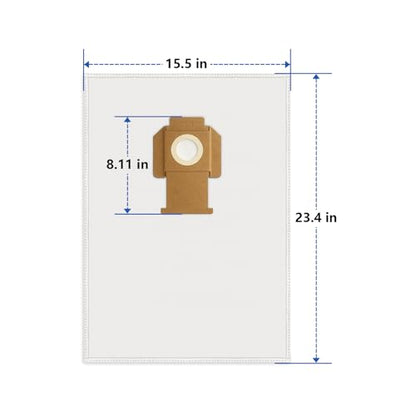 5 Pack DWV9402 Fleece Replace Shop Vacuum Bags