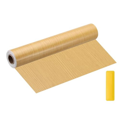 HARFINGTON Wood Grain Repair Tape 12" x33ft Self-Adhesive Repair Patch - color: Oak, size: 12" x 33ft