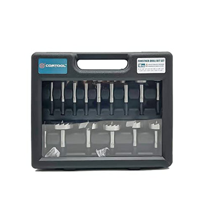 Forstner Bit Set 16Pcs Hex Shank, Wood Drill Bits Set with Multi Sided Shank - style: 16PCS
