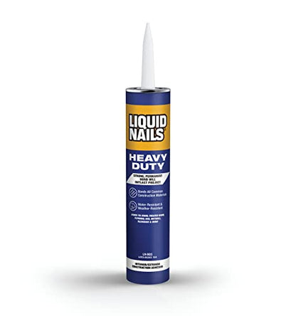 Liquid Nails LN903 10oz Heavy Duty Construction Adhesive and Red Devil 0542 1/2 Pint Lightweight Spackling Repair Kit