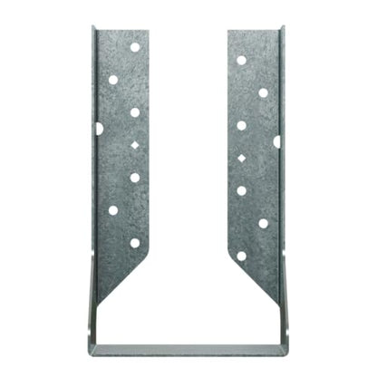Simpson Strong-Tie HUCQ5.25/9-SDS Heavy Concealed Flange Face-Mount Joist Hanger - for 5-1/4 in. x 9 in. Joist Size, Zinc Galvanized 14-Gauge Steel Construction, Includes Strong-Drive SDS Screws