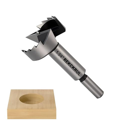 1-3/4 Inch Forstner Bit, 1-3/4" Forstner Drill Bit for Woodworking - size: 1-3/4 | Precision Imperial Sizing