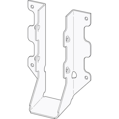 Simpson Strong-Tie LUS26SS Light Face-Mount Joist Hanger - Wood Construction Connectors, 18 Gauge Galvanized Steel Brackets, Hurricane Rafter Ties, 2x6, 25 Per Pack